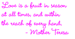 Love is a Fruit in Season